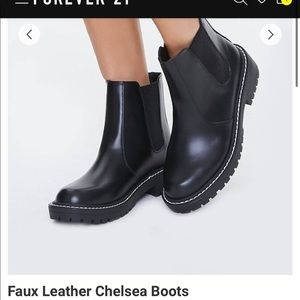 Leather Chelsea boots